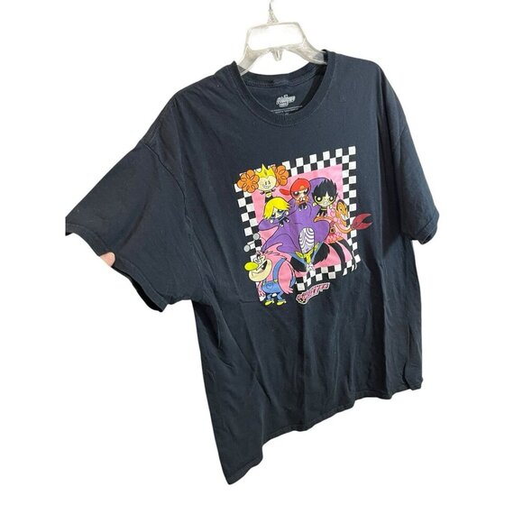 Powerpuff Girls Men's 2X T-Shirt Black with Powerpuff Girls Short Sleeve Unisex - Picture 3 of 5
